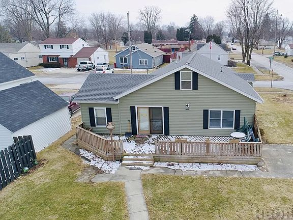 View of the back deck
