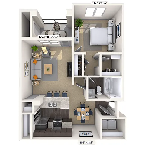 Floor plan 11B