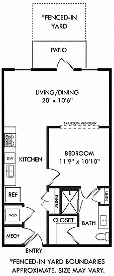 Floor plan Beech with Fenced-in Yard