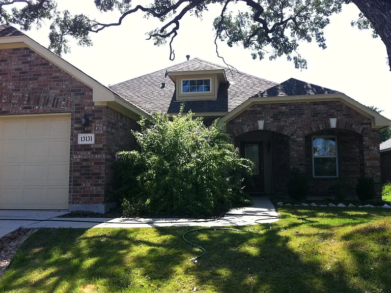 Huge oak tree in front yard