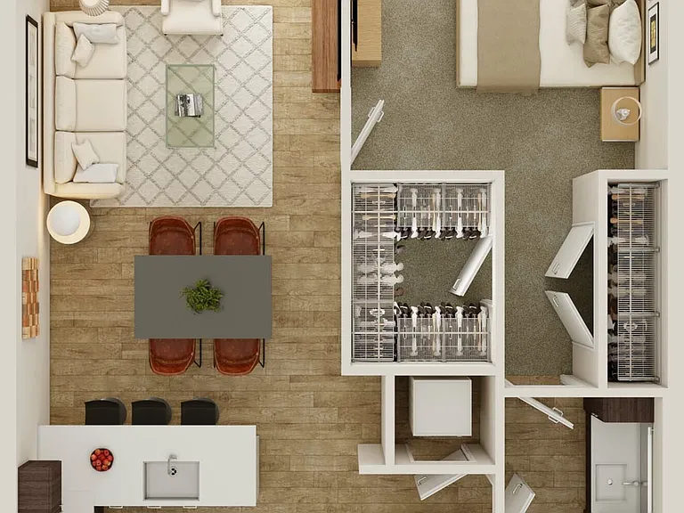 1 bedroom | 1 Bath | 824 SF 1 bedroom | 1 Bath | 824 SF
