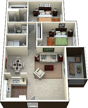 Floor plan B3