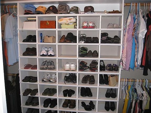HUGE custom closet in master
