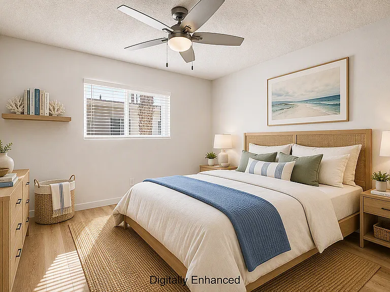 staged casa bedroom