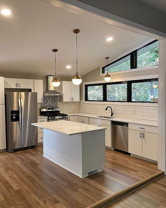 Open concept kitchen 