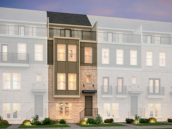 Teravista Exterior 36 features brick, hardie board and top floor terrace