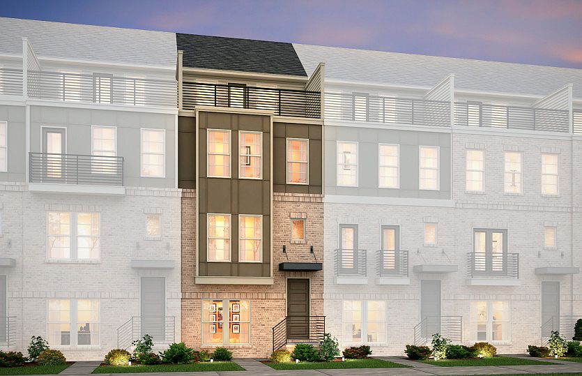 Teravista Exterior 16 features brick, hardi board and top floor terrace