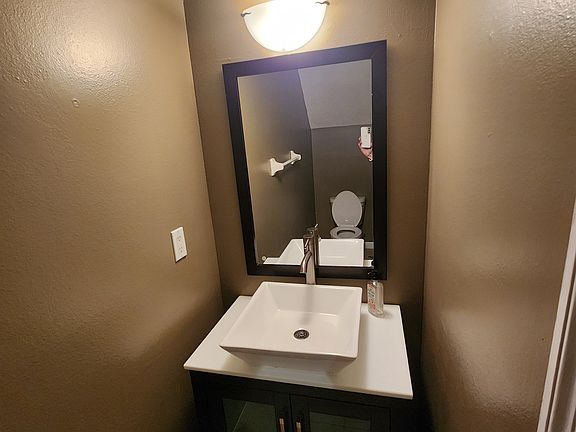 Half bathroom downstairs