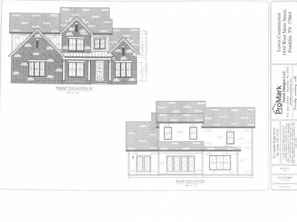 821 Saddle Ridge Dr Lot 64, Mount Juliet, TN 37122