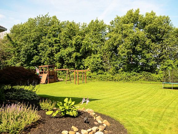 Mature landscaping
