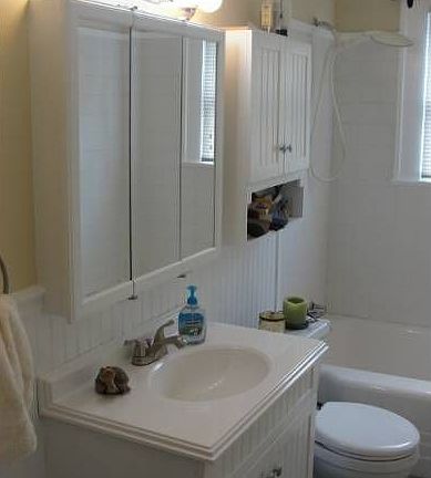 Newly renovated bathroom,