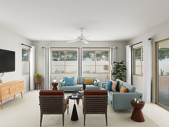 Kendrick Plan 3506 Great Room Rendering