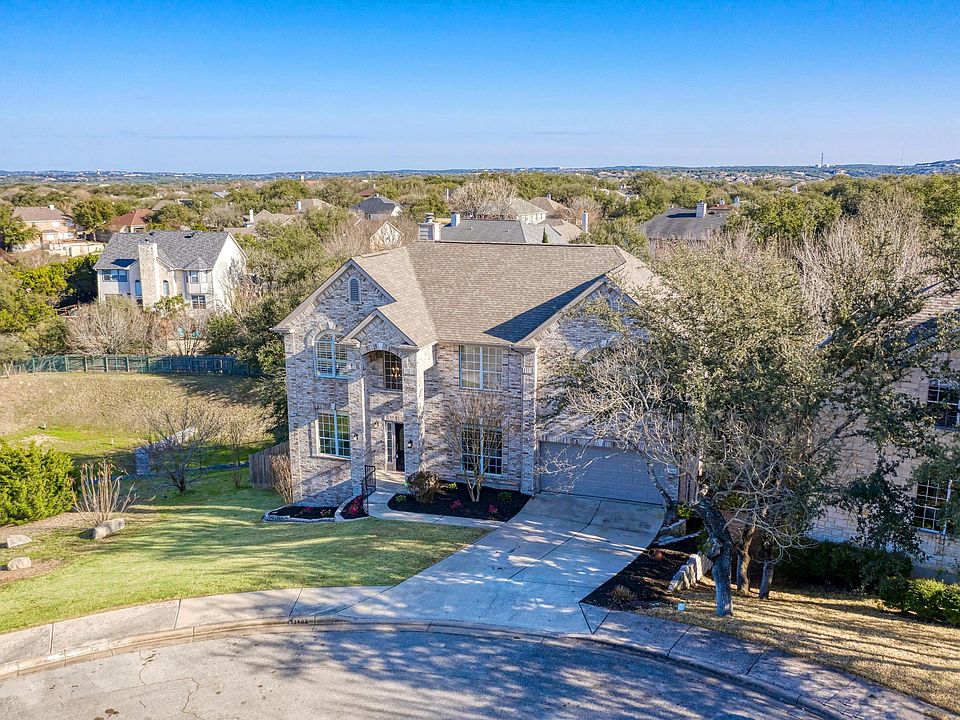 Front of the house on a cul-de-sac