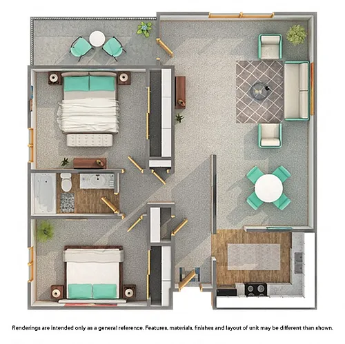 Floor plan The Oak