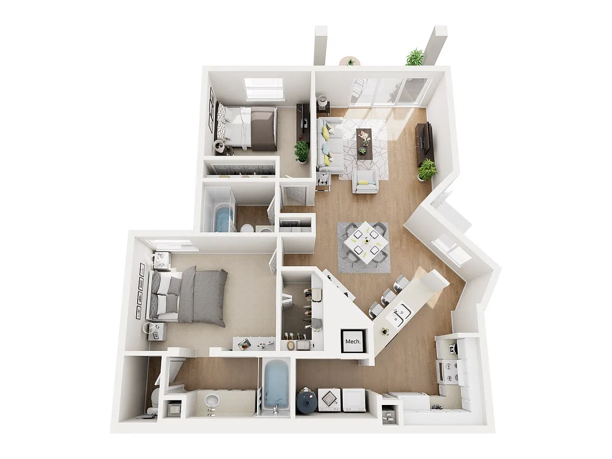 Floor plan Promenade Garden