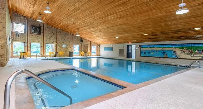 Indoor pool and hot tub - available year round