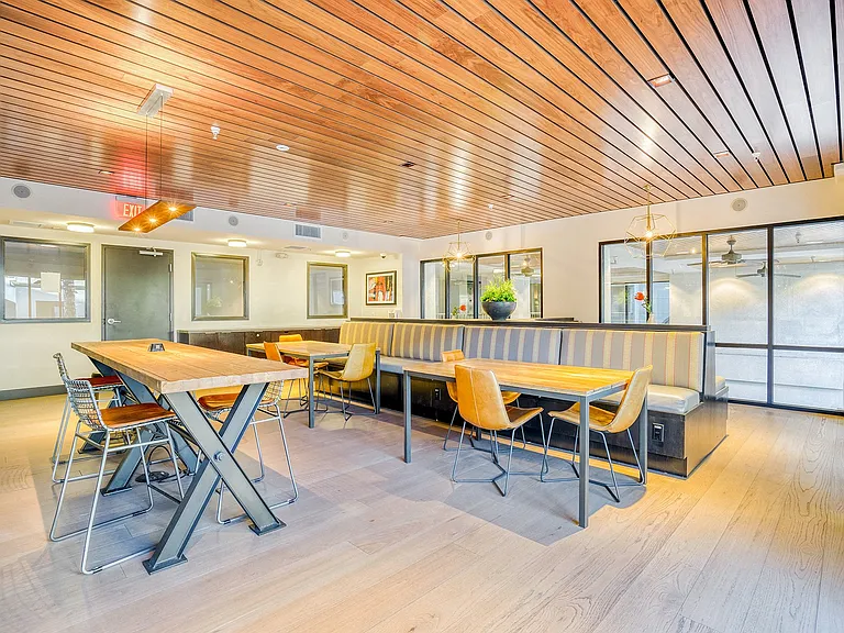 Business center and conference table
