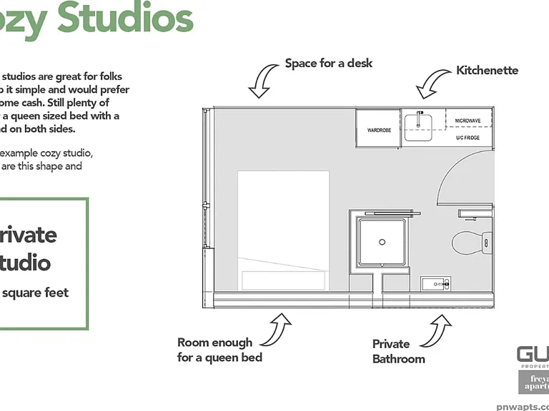 Freya Apartments - Private Studios + Social Connection — Photo 20
