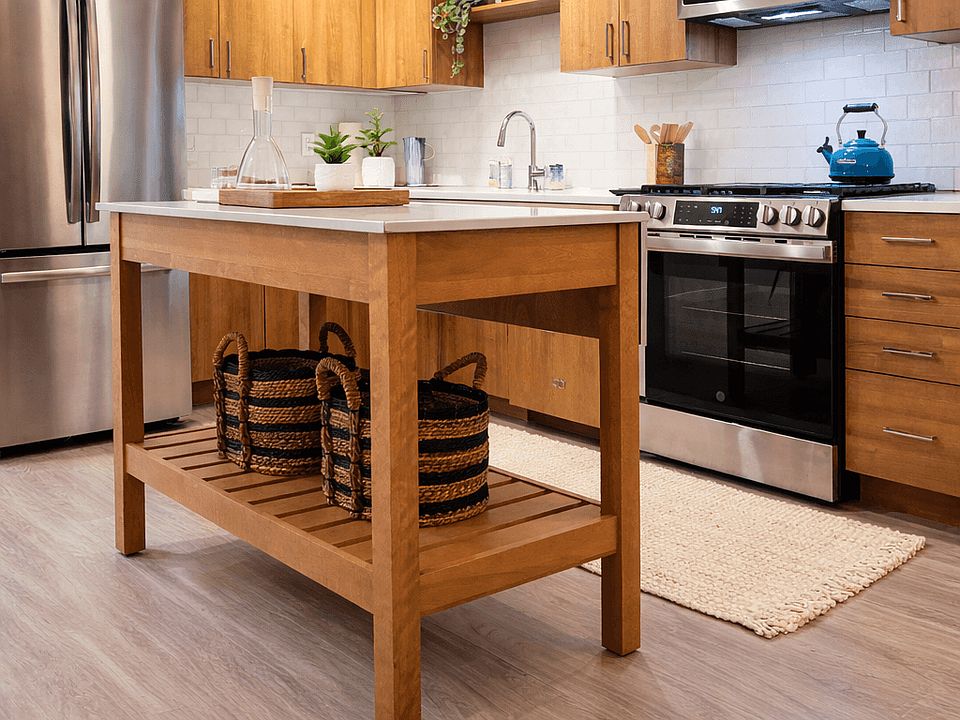 Model Home Gourmet Kitchen with Gas Range