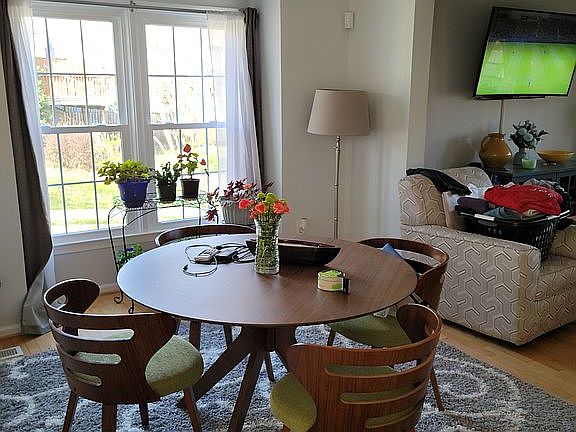 Open dining area