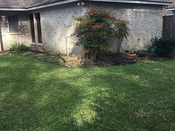 Sprinkler system front & back yard.