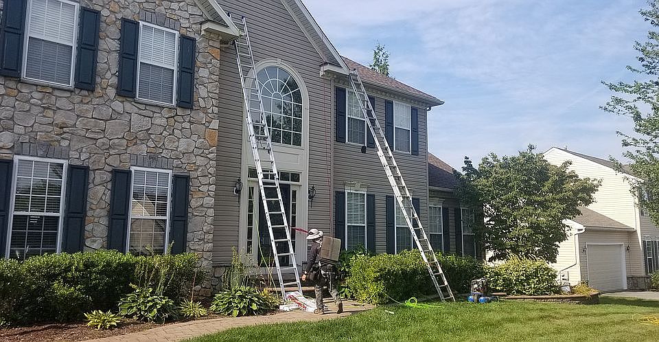 New roof work