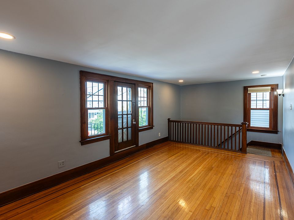 Living room and front entryway stairs