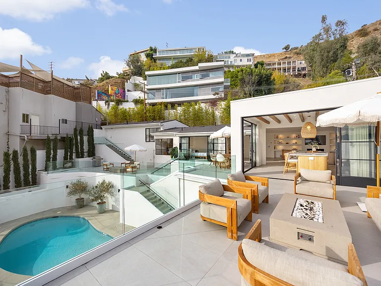 Hillside living at its finest.