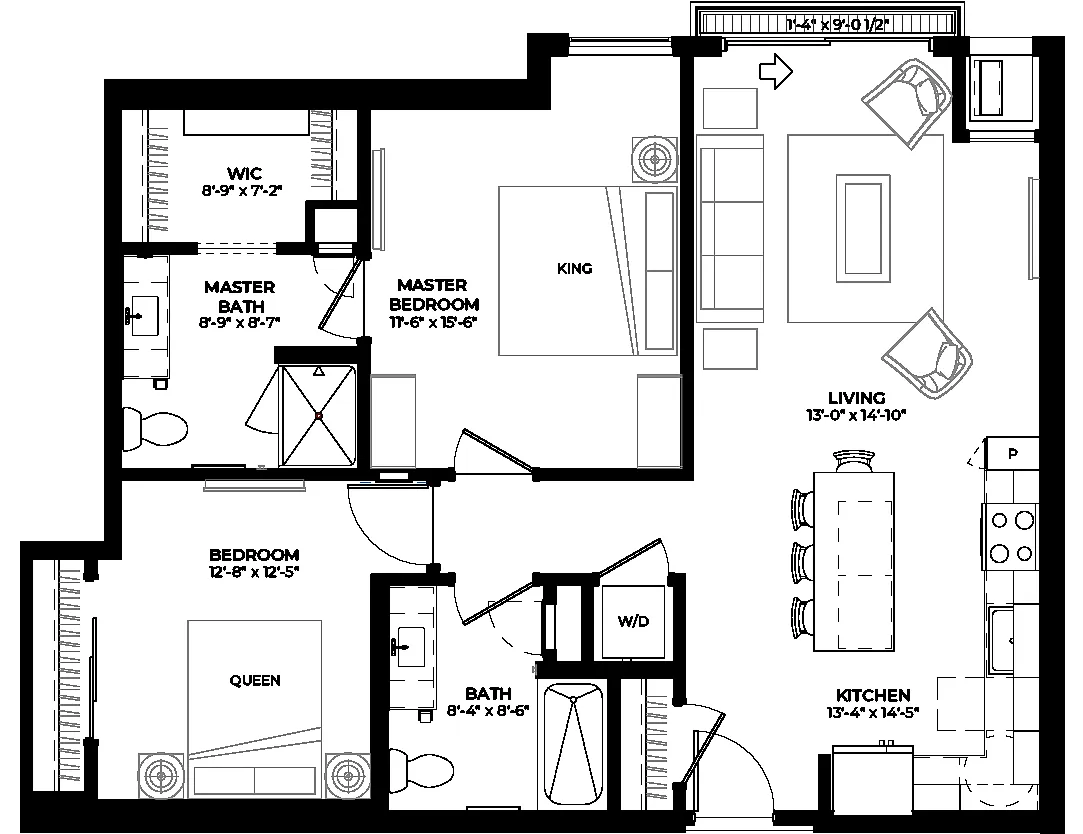 Floor plan Fir (B3)