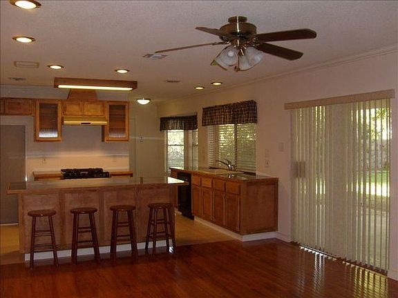 kitchen and den