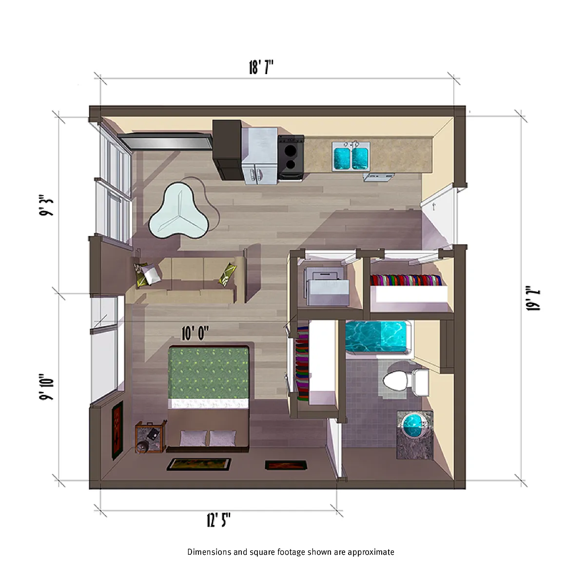 Floor plan Studio - C