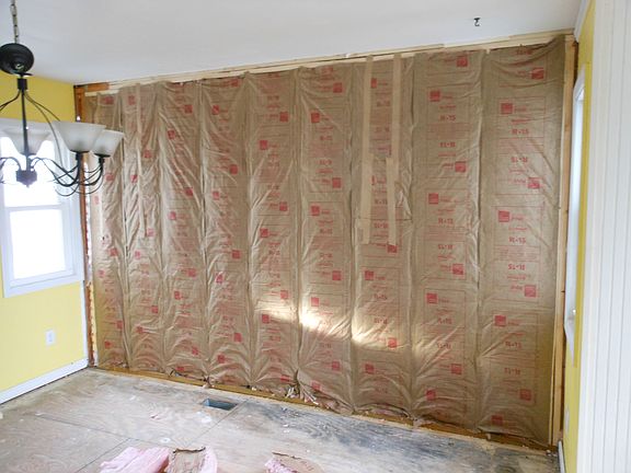 Dining room exterior wall