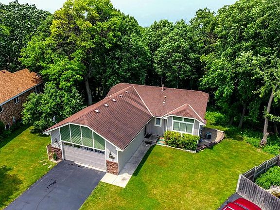 Home sits on a cul-de-sac.