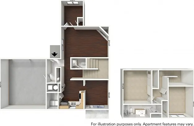 2 Bed 1.5 Bath with Garage 2 Bed 1.5 Bath with Garage