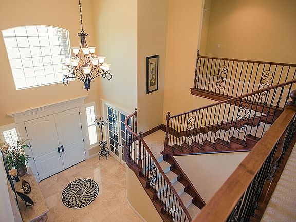 Upstairs view of entry