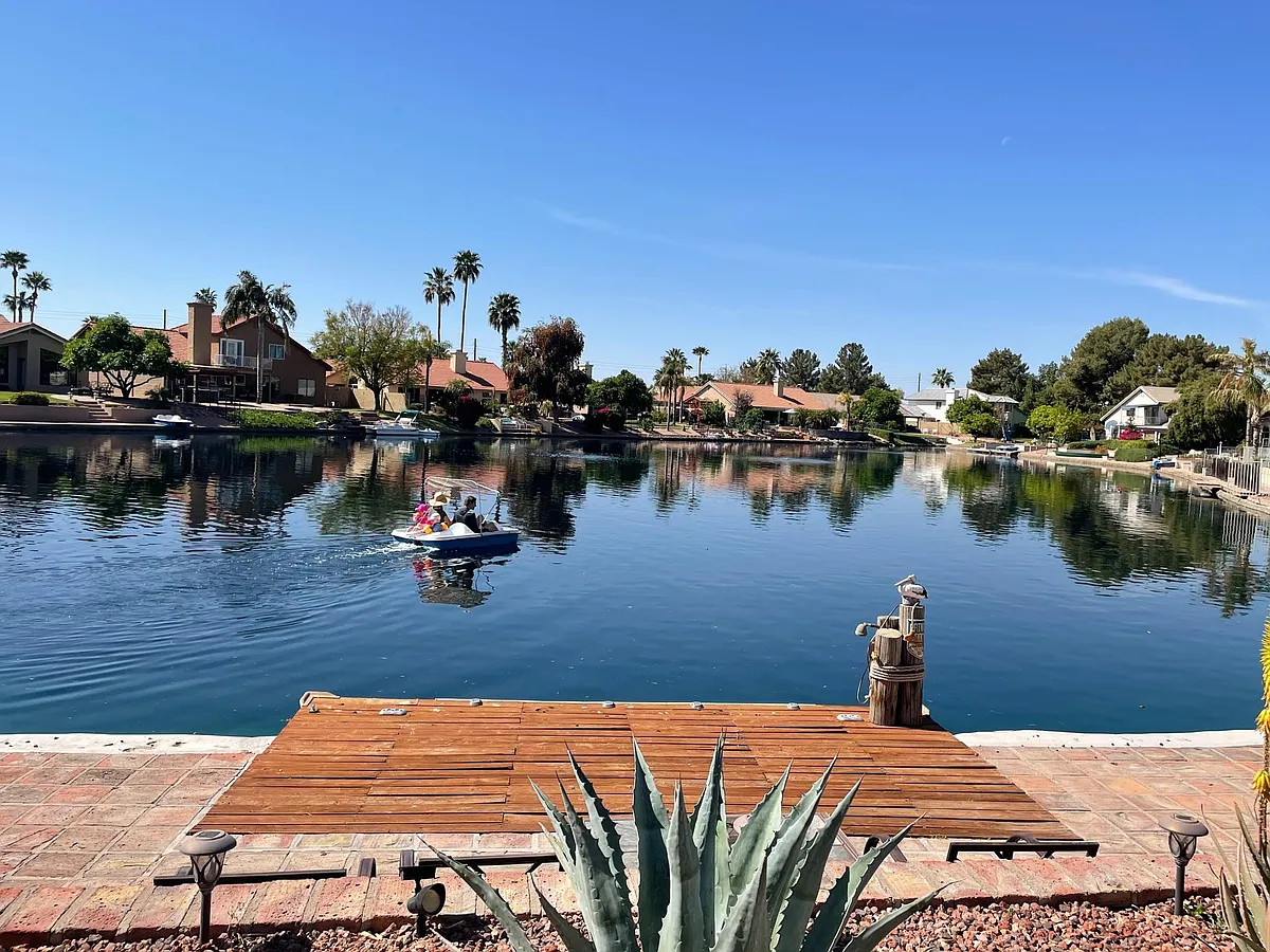 House includes paddle boat and dock - 121 S Lakeview Blvd