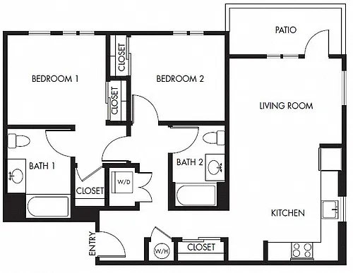 Floor plan 2B