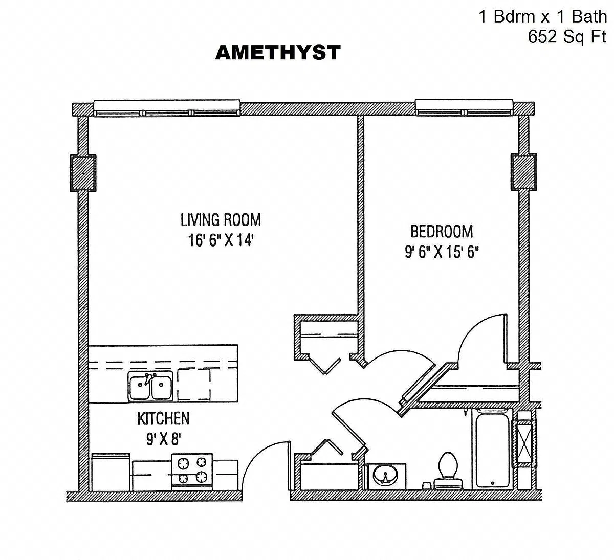 Floor plan Amethyst