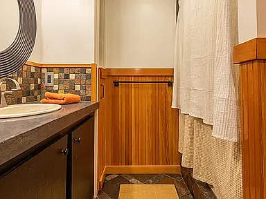 Basement bathroom