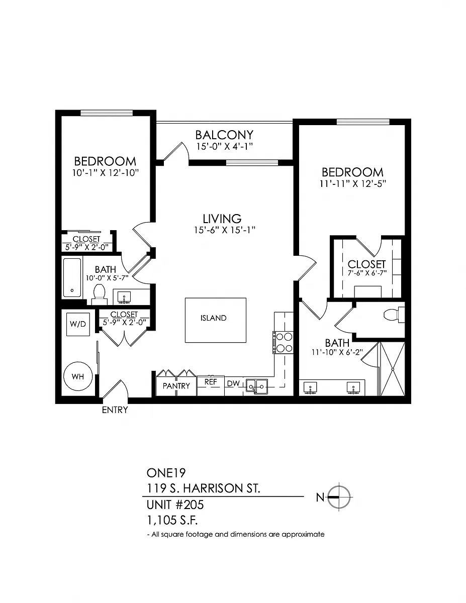 Floor plan Adams