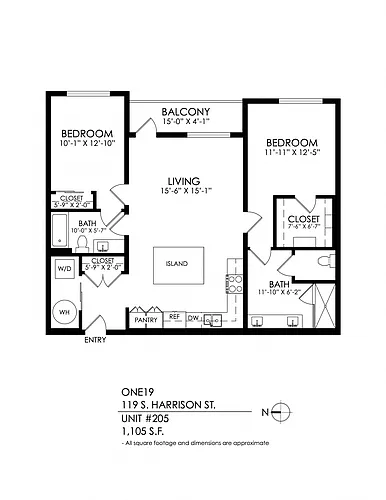 Floor plan Adams