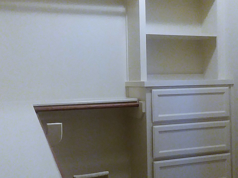 Built in dresser in master closet