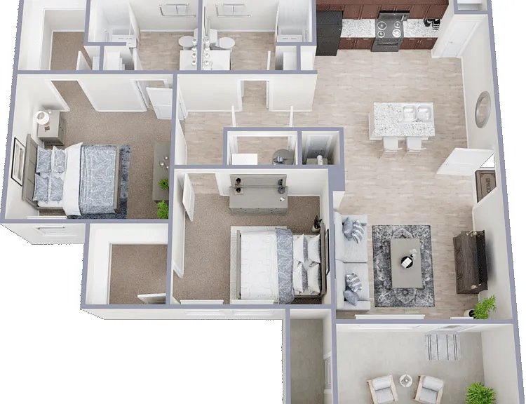 B1 ADA Floorplan Diagram