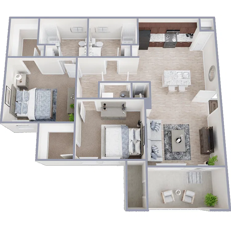 Floor plan B1 ADA