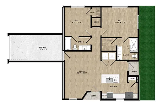 Floor plan B1