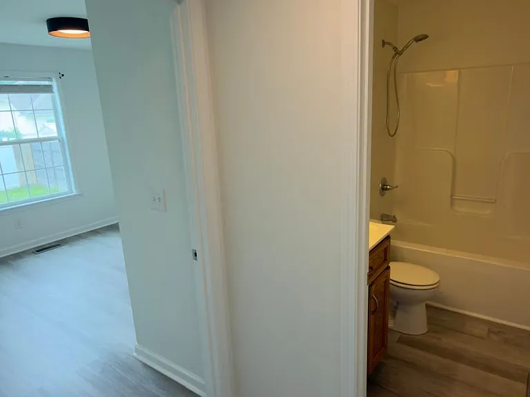 Guest bath entrance. 3rd guest bedroom entrance