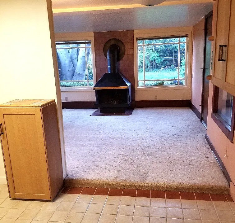 View of Living Room From Kicthen