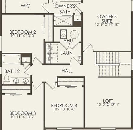 Second Floor 4 br 2.5 ba