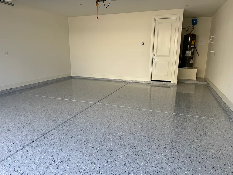 Epoxy floor in garage