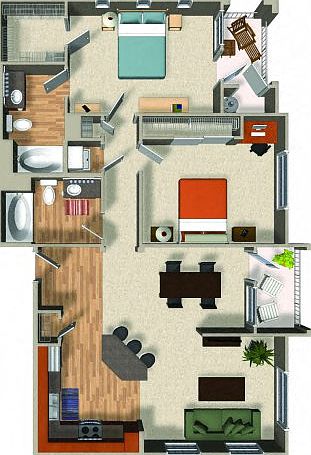 2nd image of 9350 1/2 S Cimarron Rd #3022